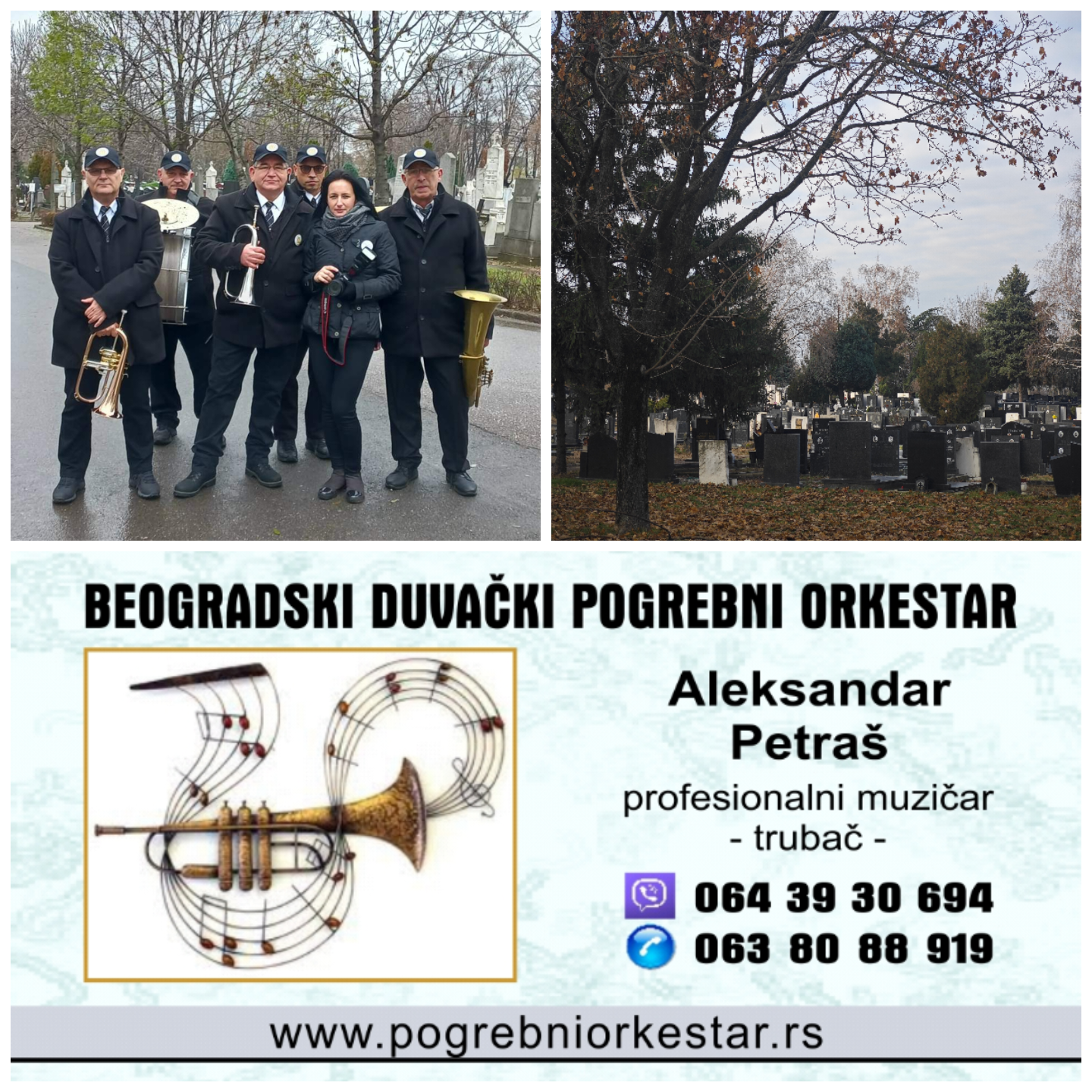 Zvanični duvački pogrebni orkestar za sahrane