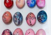 Uslužno farbanje jaja i pravljenje Uskršnjih korpica