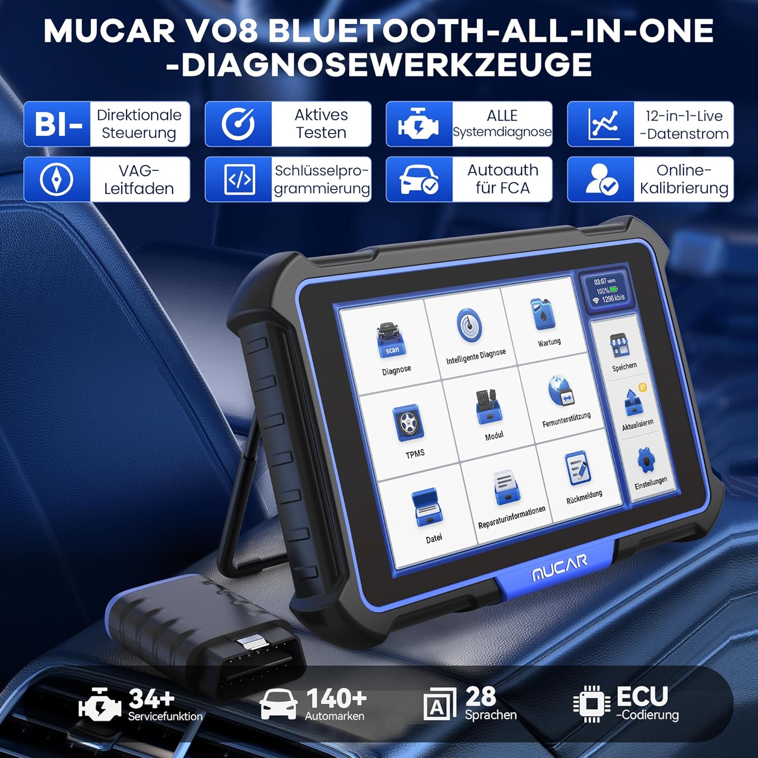 OBD2 Dijagnostika, MUCAR VO8
