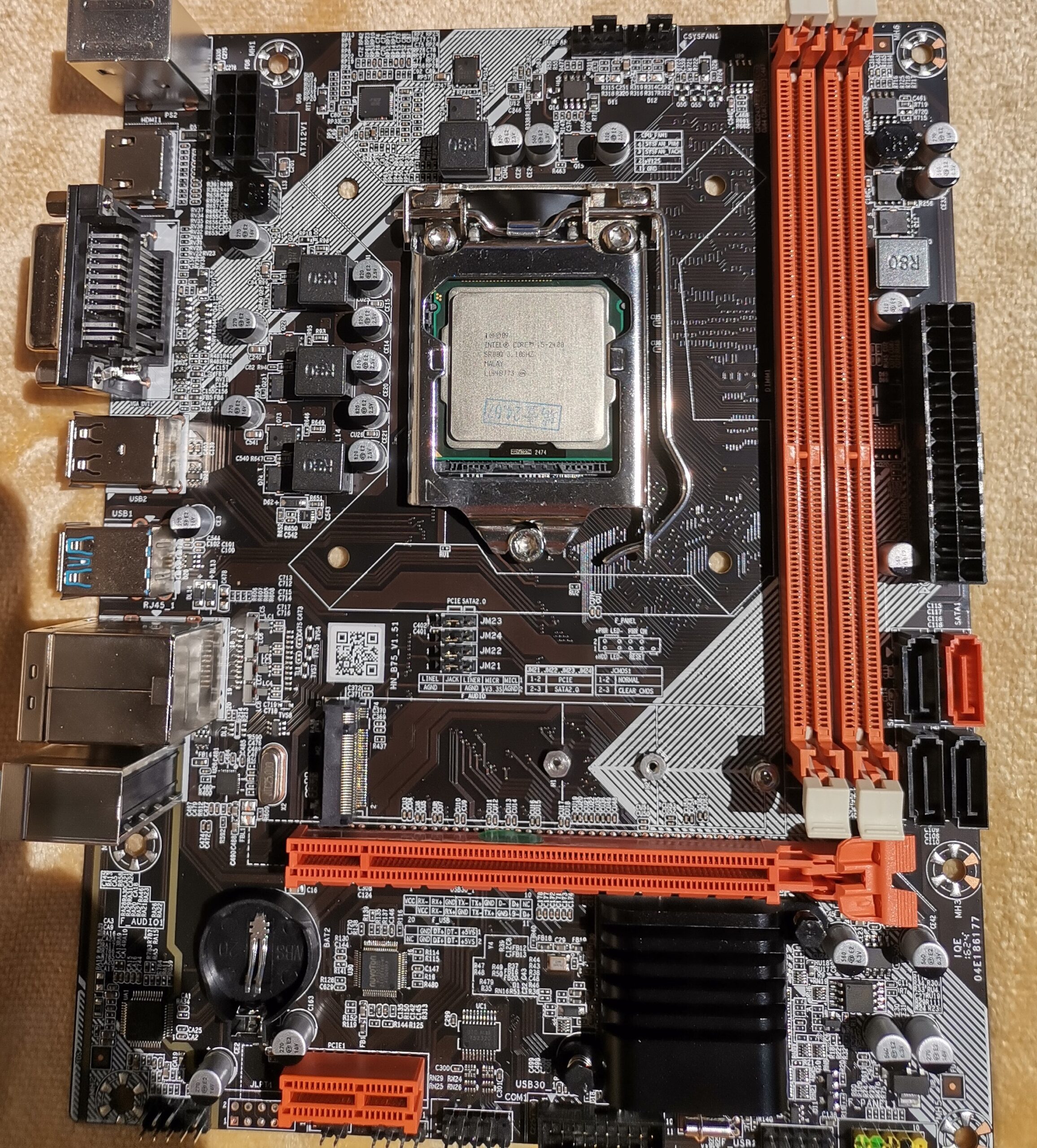Matična ploča, CPU i RAM