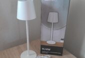 Nova LED moderna stona elegantna bela punjiva lampa prenosiva