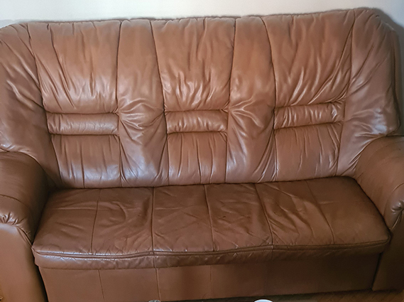 TROSED, DVOSED I FOTELJA, PRAVA KOŽA