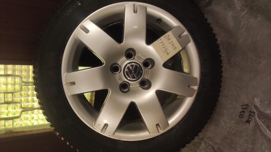 Alu felne 16 5×112 sa novim zimskim gumama (komplet)