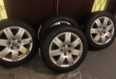 Alu felne 16 5×112 sa novim zimskim gumama (komplet)