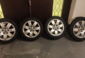 Alu felne 16 5×112 sa novim zimskim gumama (komplet)