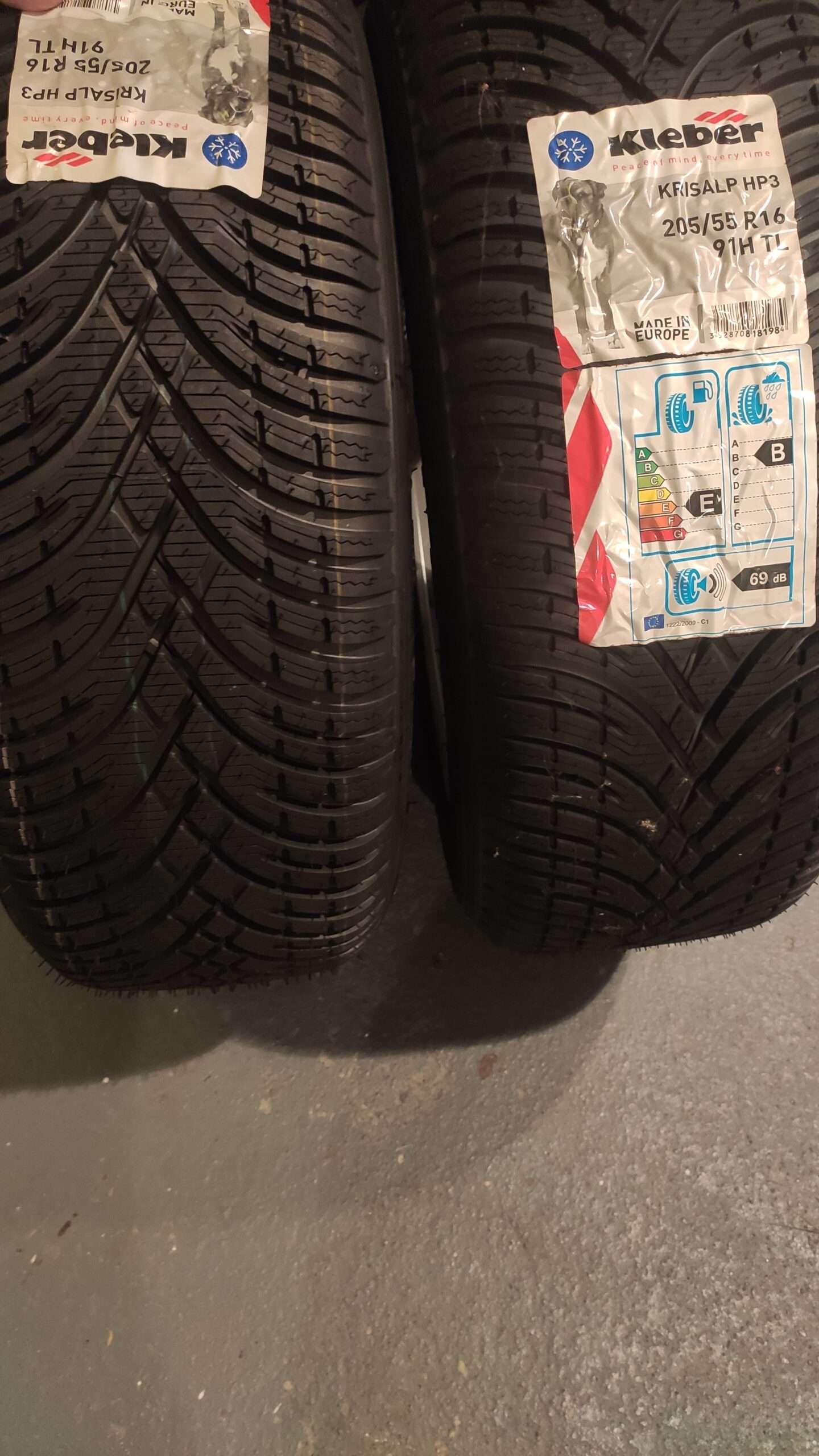 Alu felne 16 5×112 sa novim zimskim gumama (komplet)