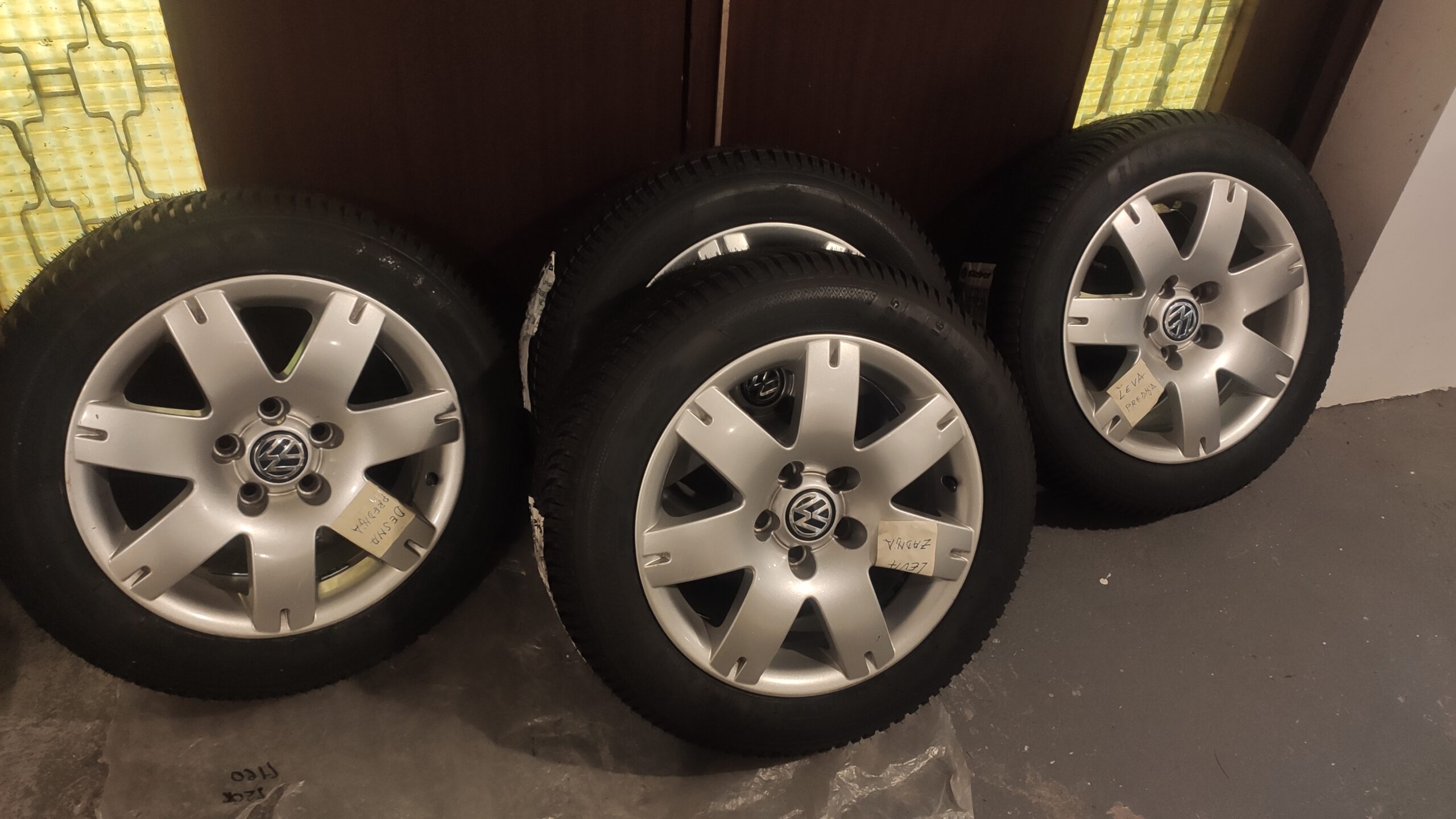 Alu felne 16 5×112 sa novim zimskim gumama (komplet)