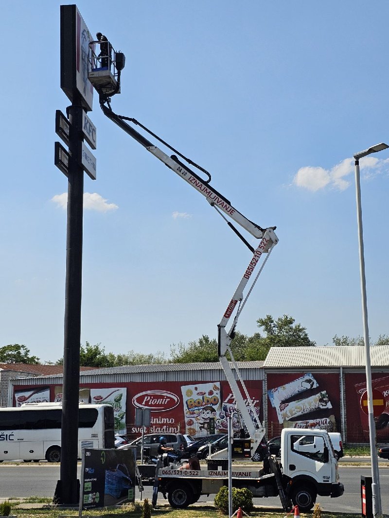 Iznajmljivanje kamiona sa korpom