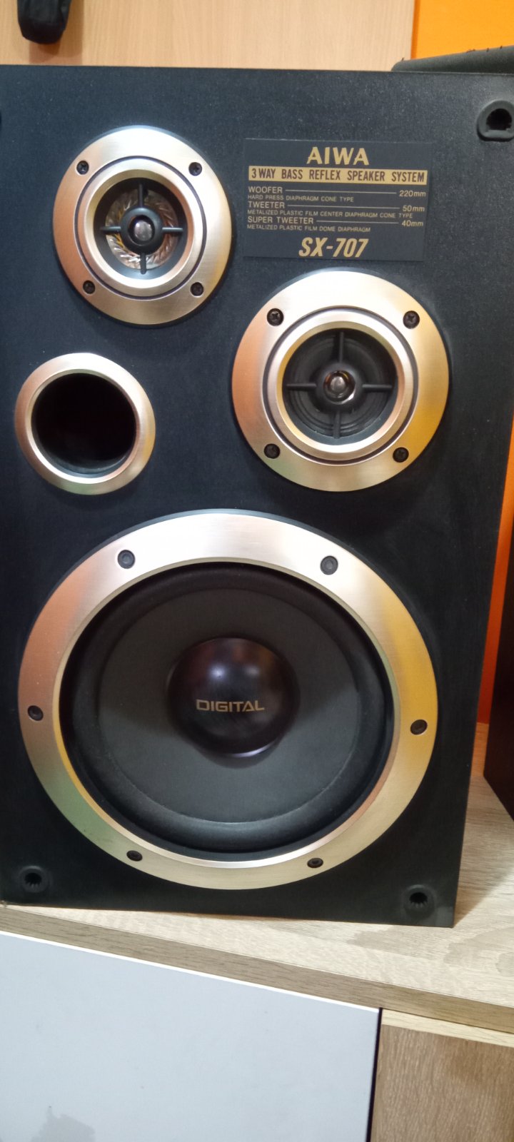 Aiwa SX-707 – Trosistemski Bass Reflex zvučnici (6 Ohm)