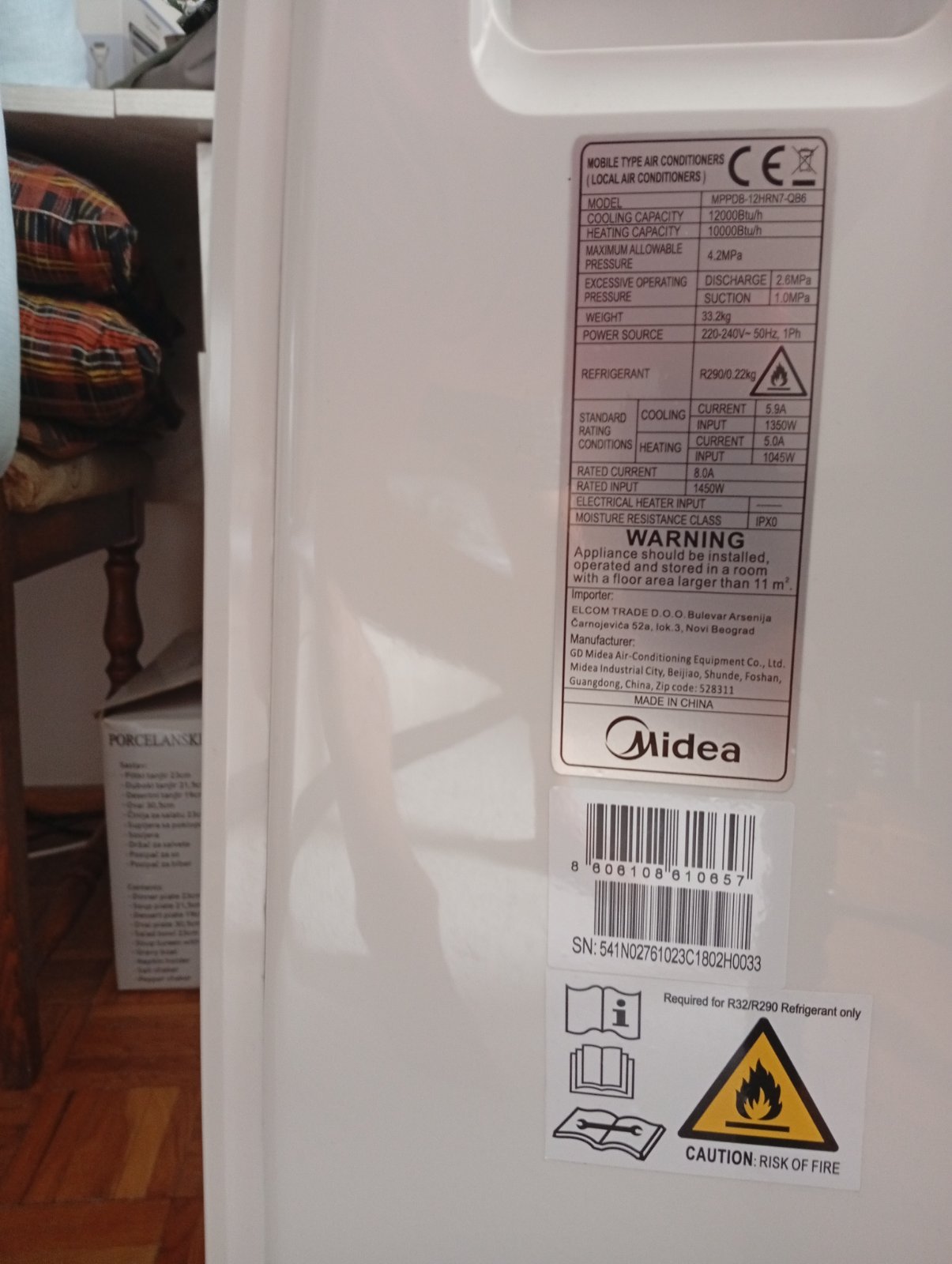 Pokretna inverter klima na prodaju