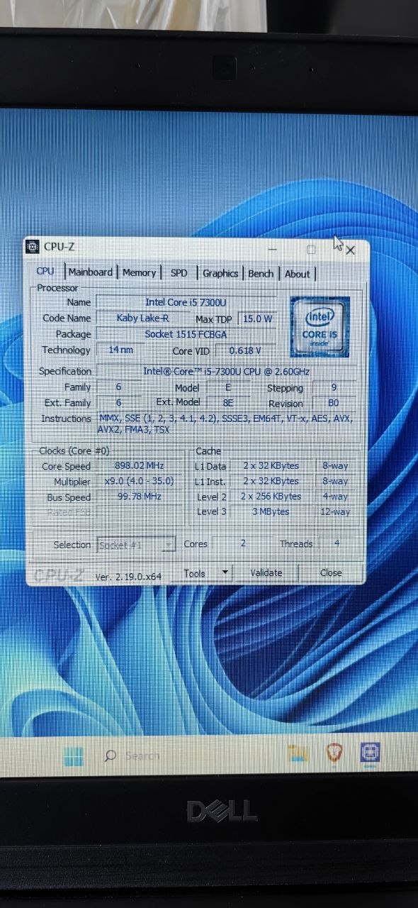 Dell Latitude 5590 i5 vPro 7gen 16gb 240gb SSD
