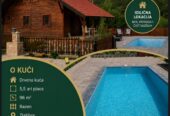Zlatibor, drvena kuca sa bazenom na prodaju 96 m2 na placu od 5,5 ari